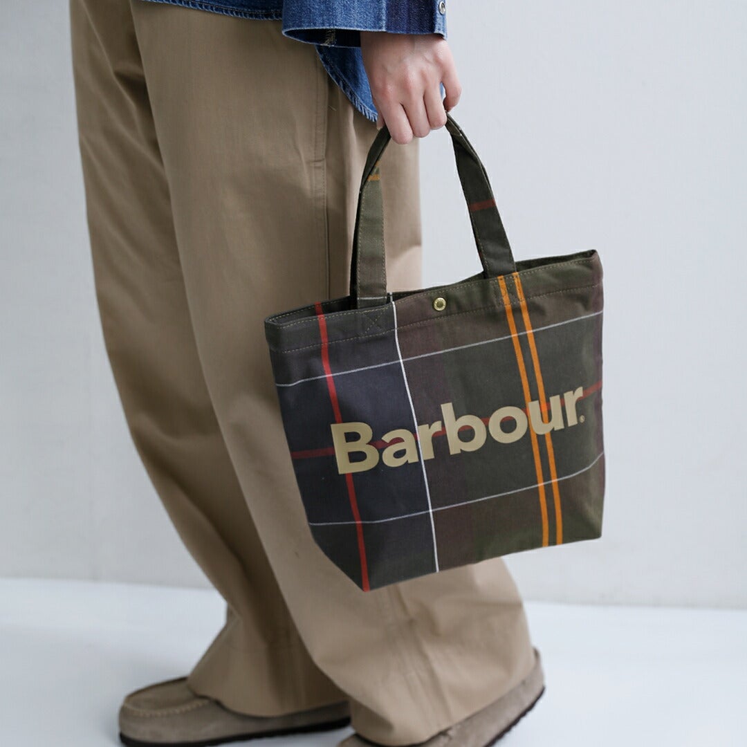Barbour バブアー ミニ テルフィールド タータンチェック トートバッグ