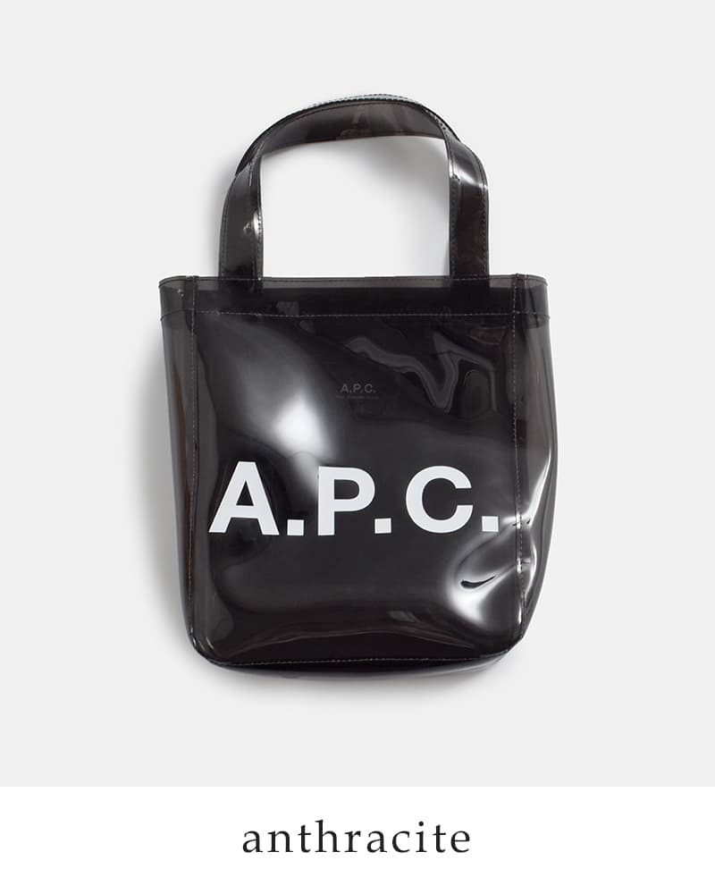 apc ロゴT 未使用　ショッパーつき A.P.C. (アーペーセー) フロッキー ロゴ クルーネック 半袖 Tシャツ