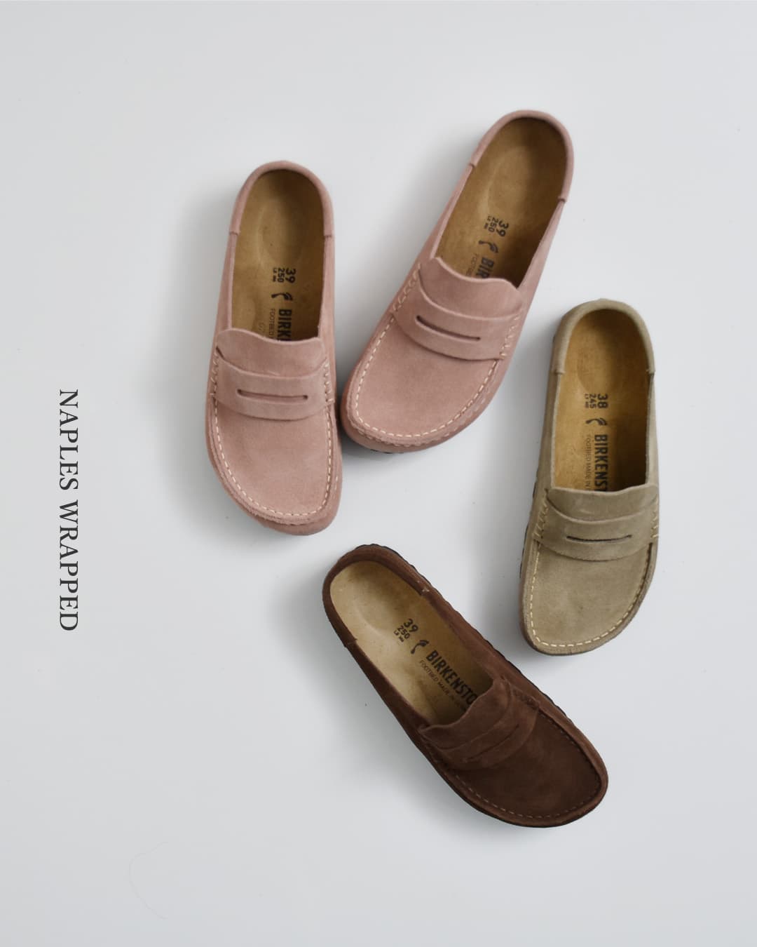 BIRKENSTOCK ビルケンシュトック ネープルズ ラップ スエードレザー
