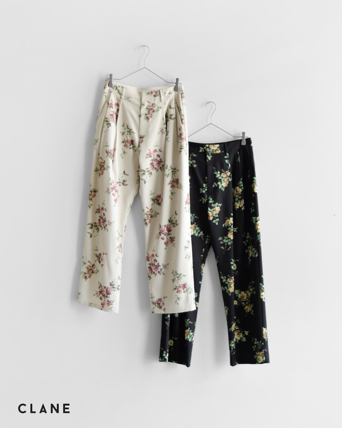 30%OFF】CLANE クラネ フラワー タックパンツ 10110-7173 2026ss新作