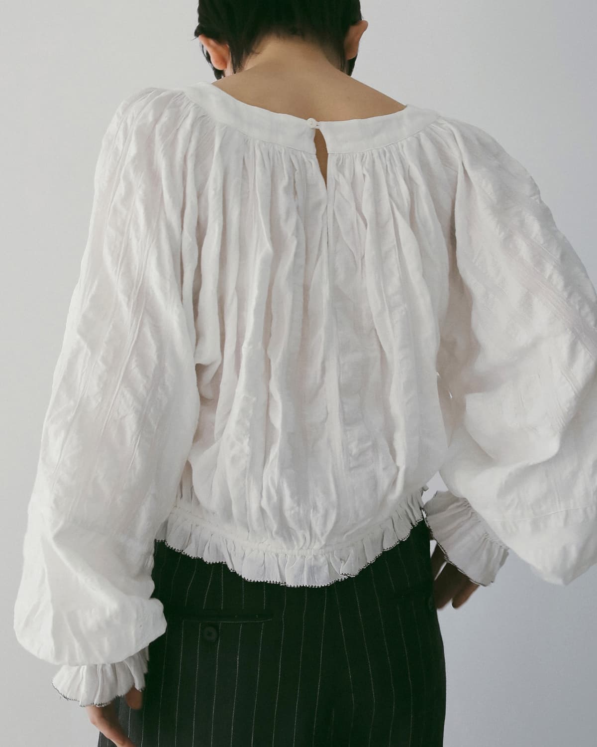 30%OFF】anuke アンヌーク ギャザー ボリューム ブラウス Gather