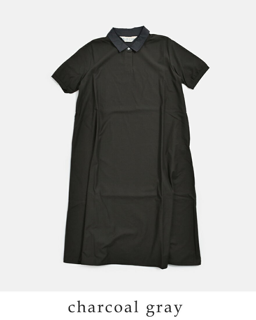 30%OFF】MidiUmi ミディウミ コットン ポロ フレアワンピース 1