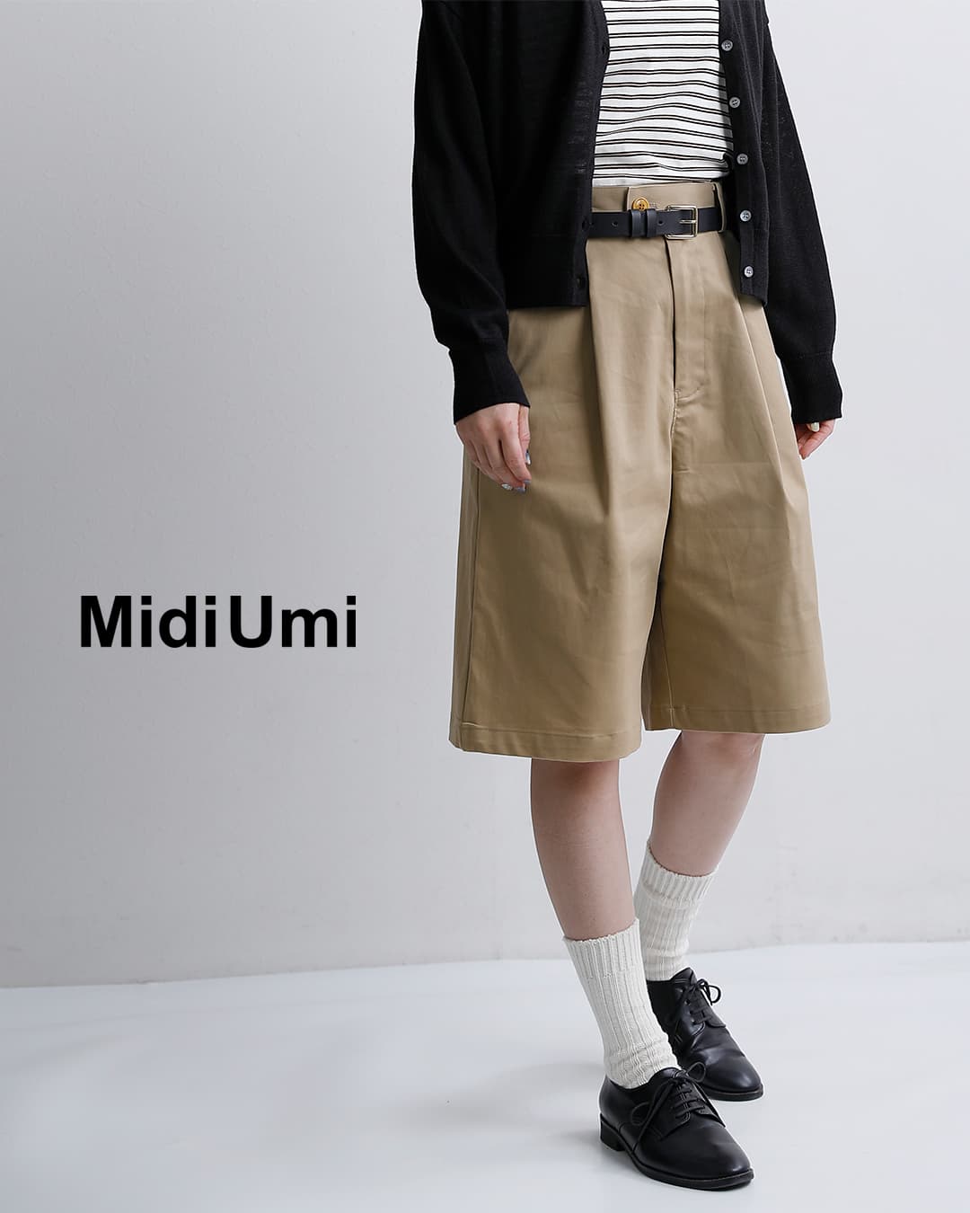 30%OFF】MidiUmi ミディウミ チノ ショートパンツ 1-760148 レディース