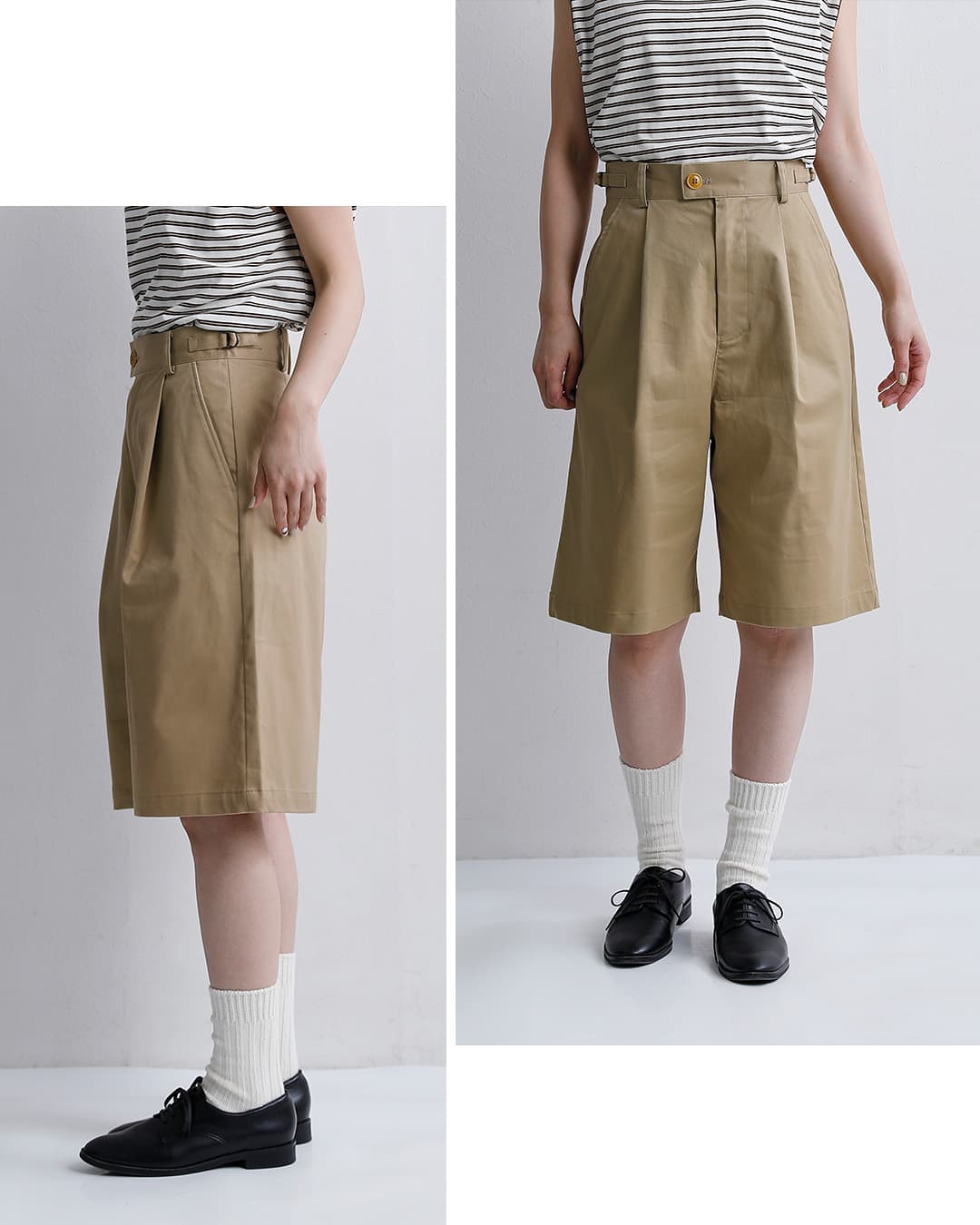 MidiUmi ミディウミ チノ ショートパンツ 1-760148 レディース 2026ss