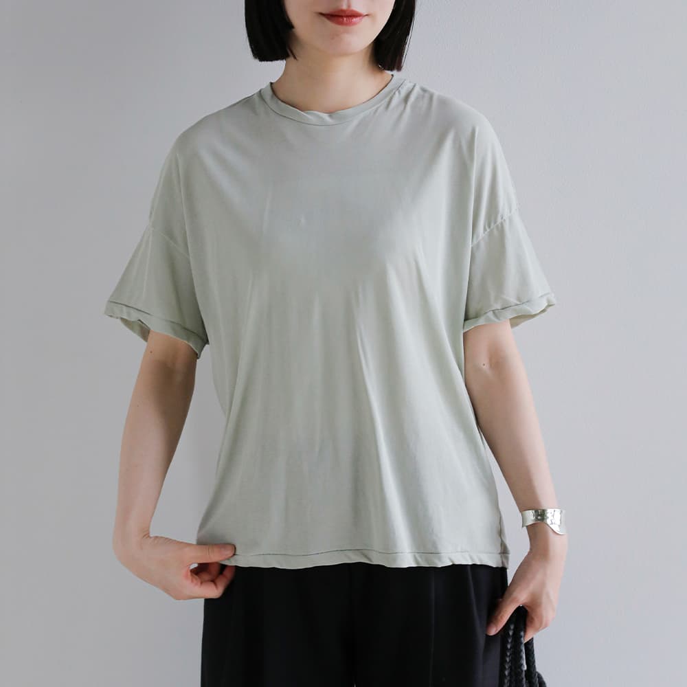 30%OFF】GREYCHORD グレーコード コットン クルーネック 半袖