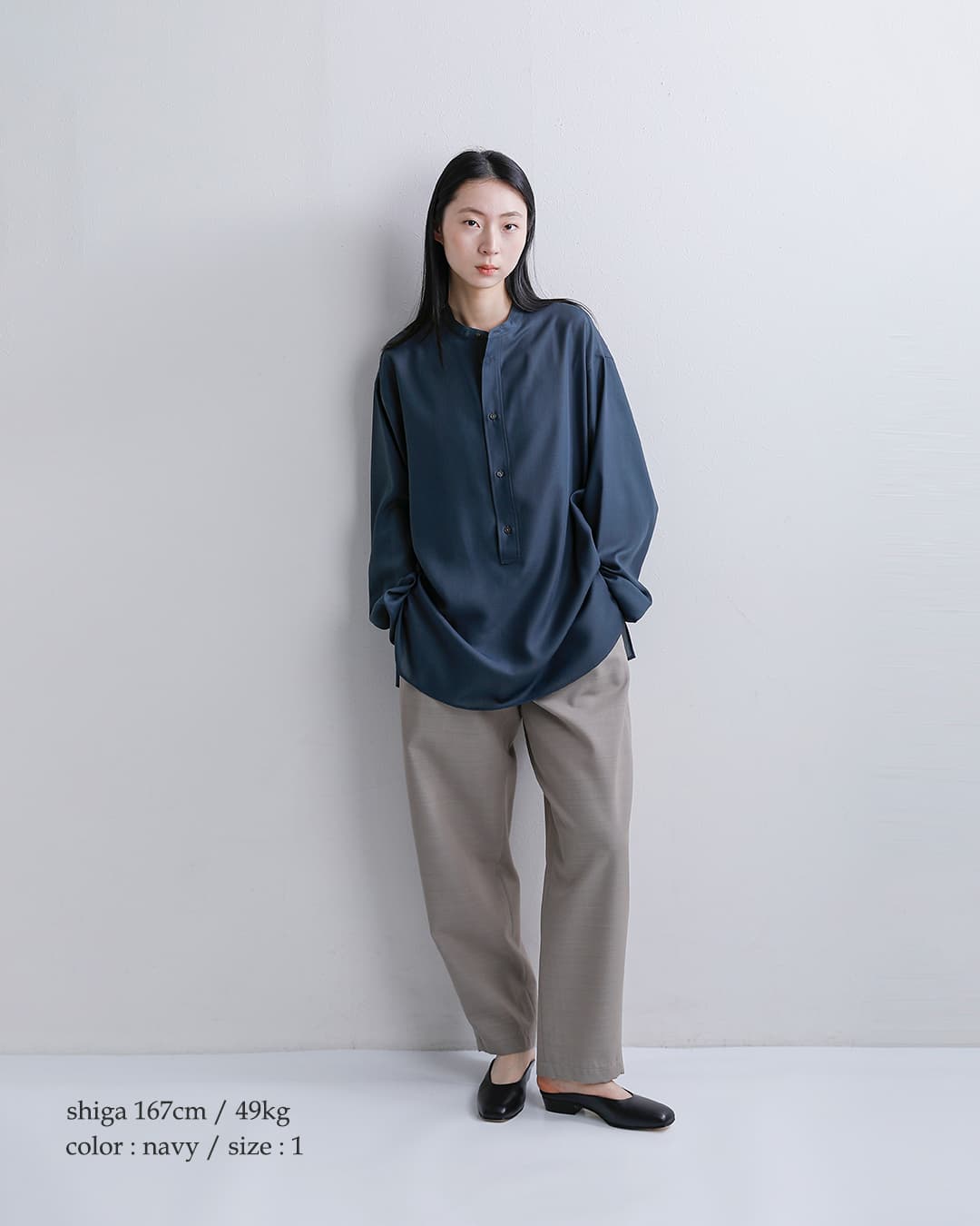 TAAKK ポリロングスリーブシャツ TAAKK ポリロングスリーブシャツ SHIRT(シャツ・ブラウス）| TAAKK