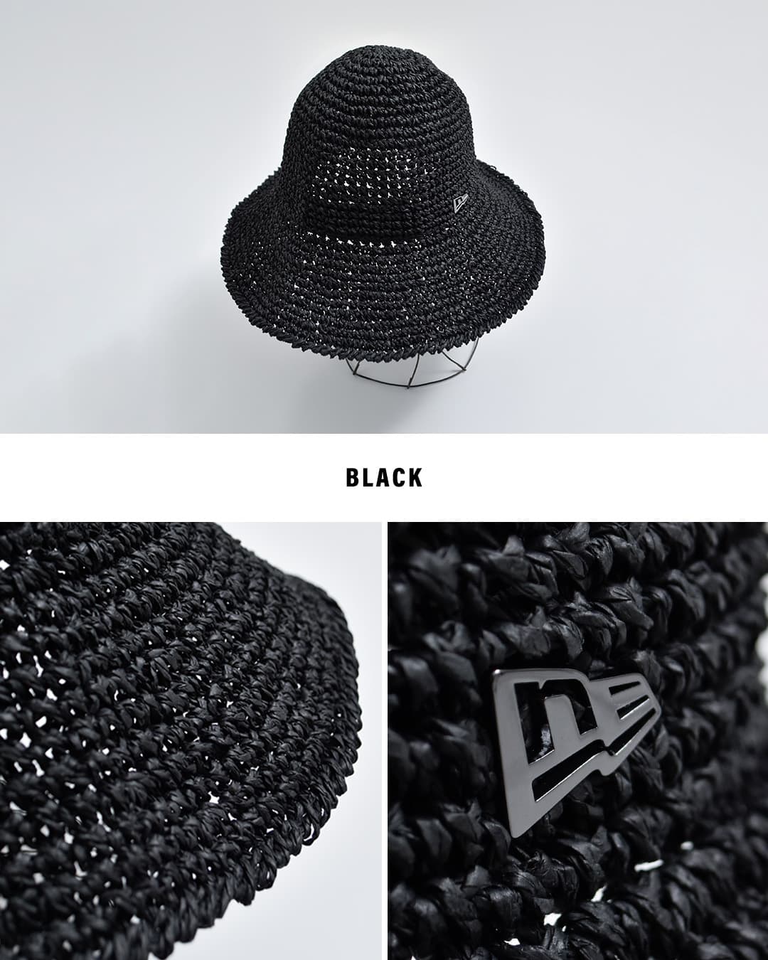 NEW ERA ニューエラ アドベンチャー ワイドブリム ペーパークロシェ