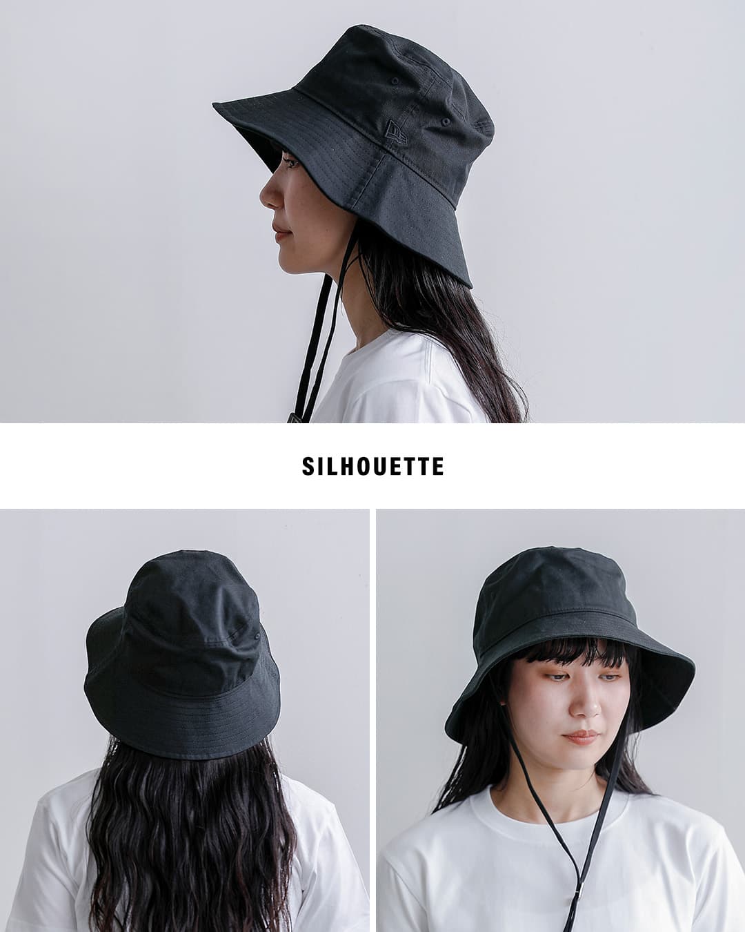【休日SALE】 COMOLI ブラック バケットハット ほぼ未使用 クーポン対象】NEW ERA ニューエラ バケットハット bucket03-same1