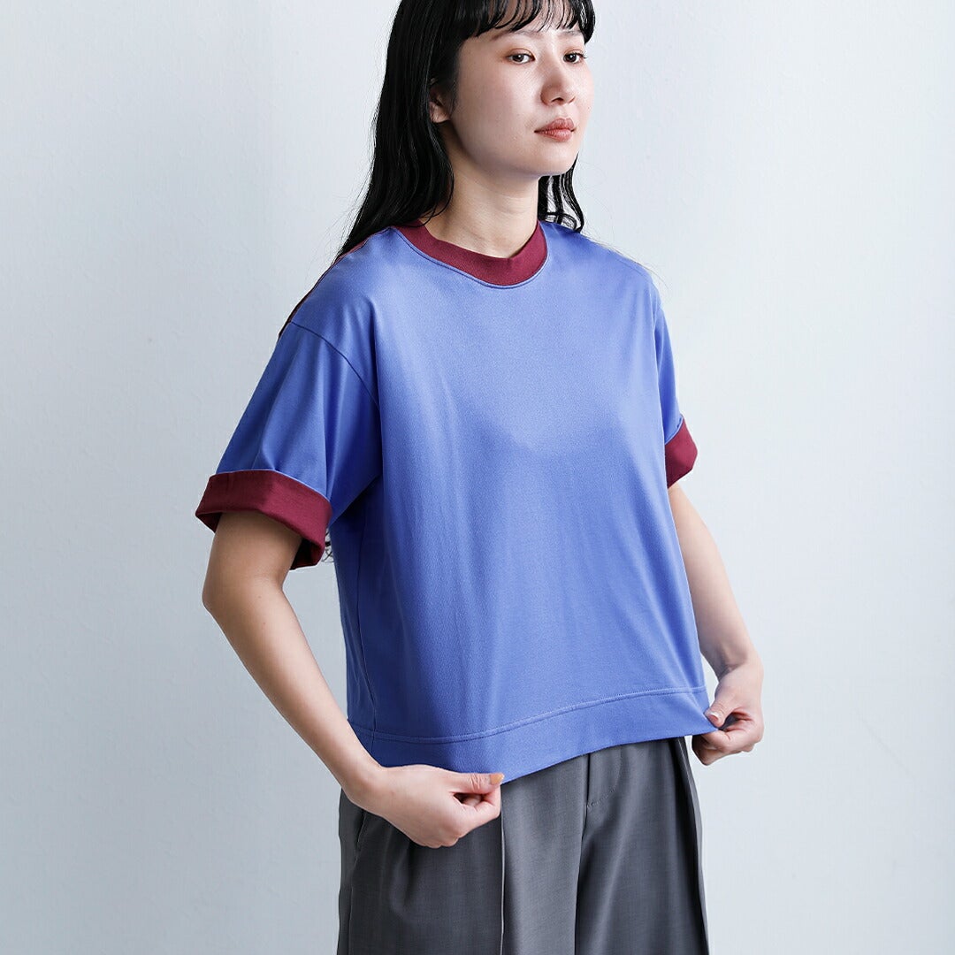 クーポン対象】ironari イロナリ コットン バイカラー Tシャツ “OTRIM