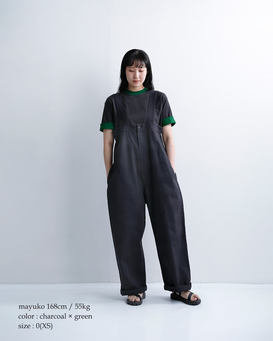 ironari イロナリ コットン バイカラー Tシャツ “OTRIM” i-26503