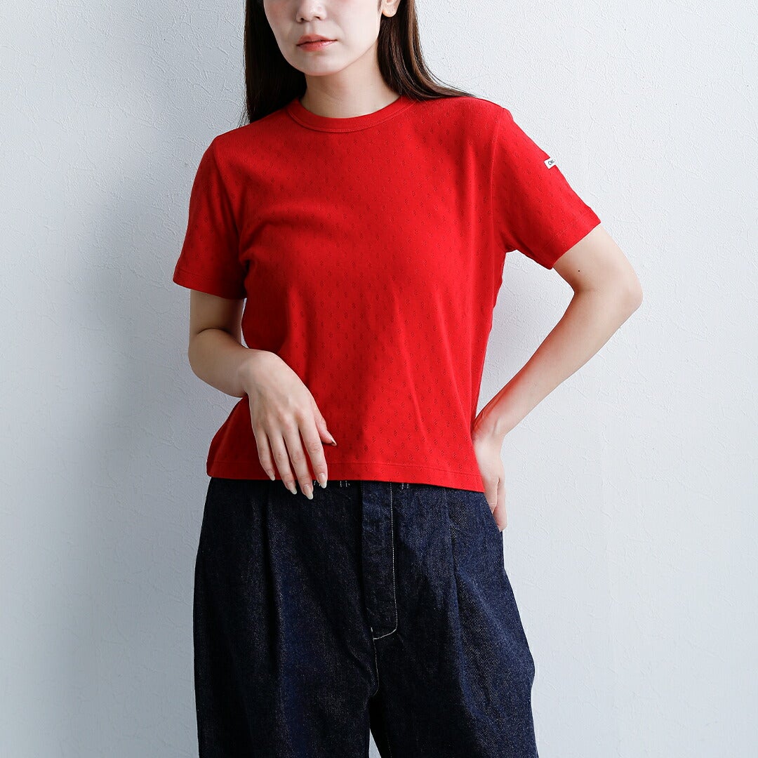 ORCIVAL オーチバル オーシバル パターンメッシュ クルーネック 半袖T