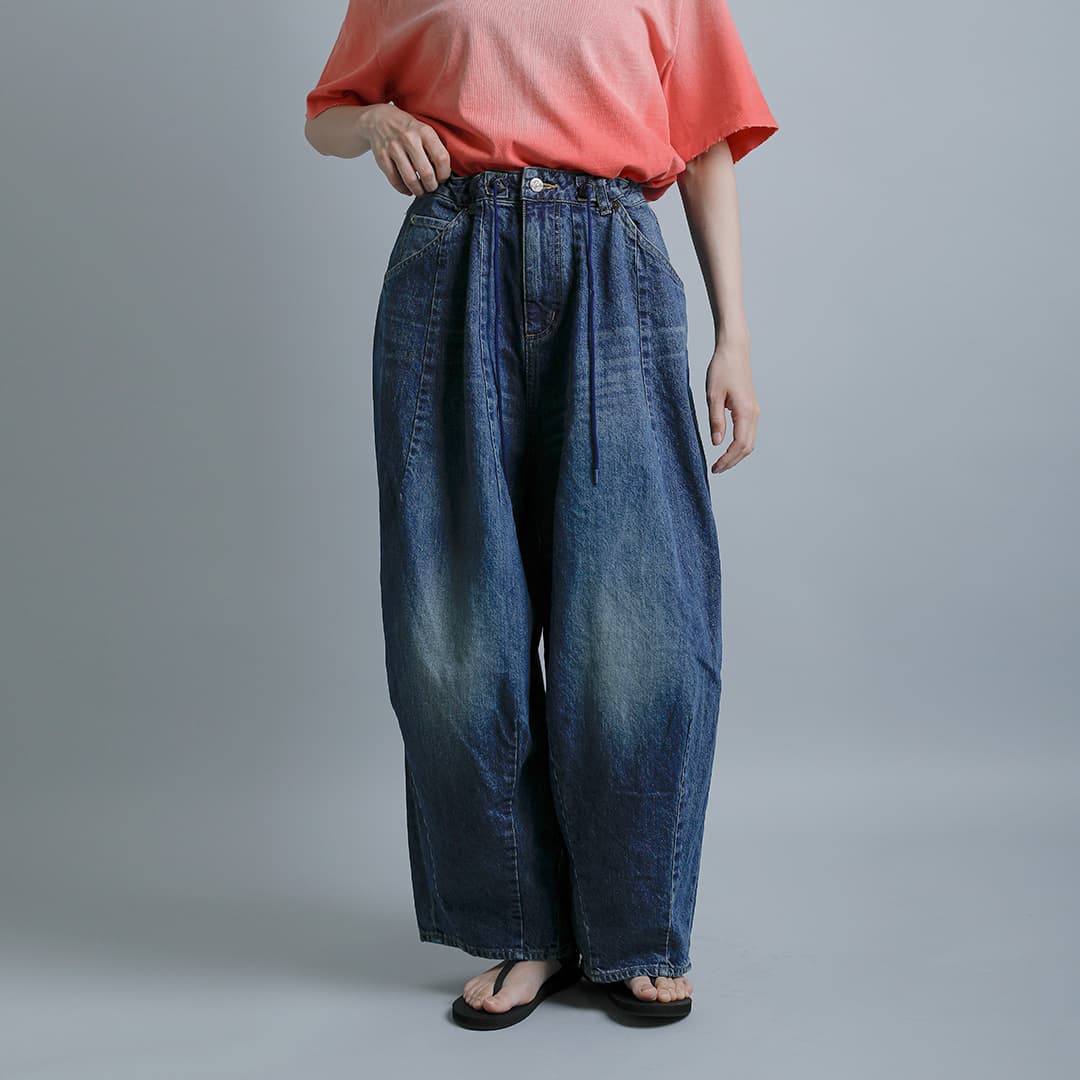 Needles ニードルス 12ozデニム H.D.タックパンツ “H.D. Jean” sx201