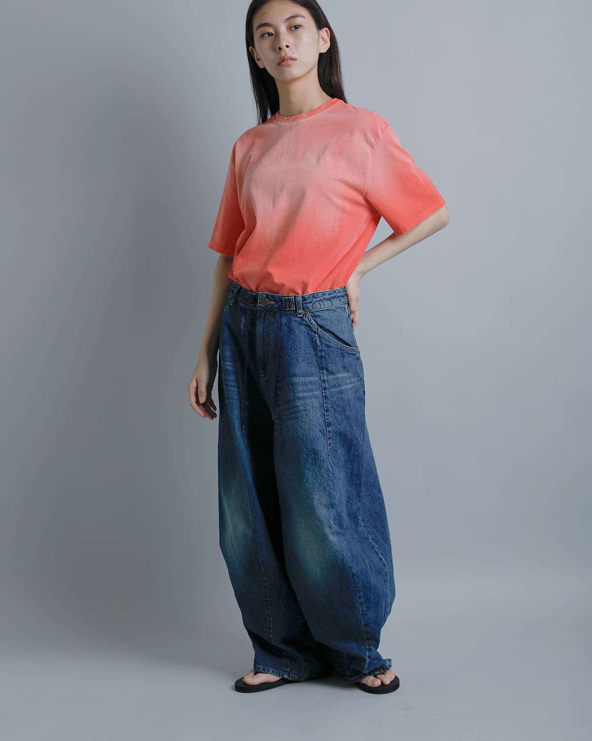 Needles ニードルス 12ozデニム H.D.タックパンツ “H.D. Jean” sx201