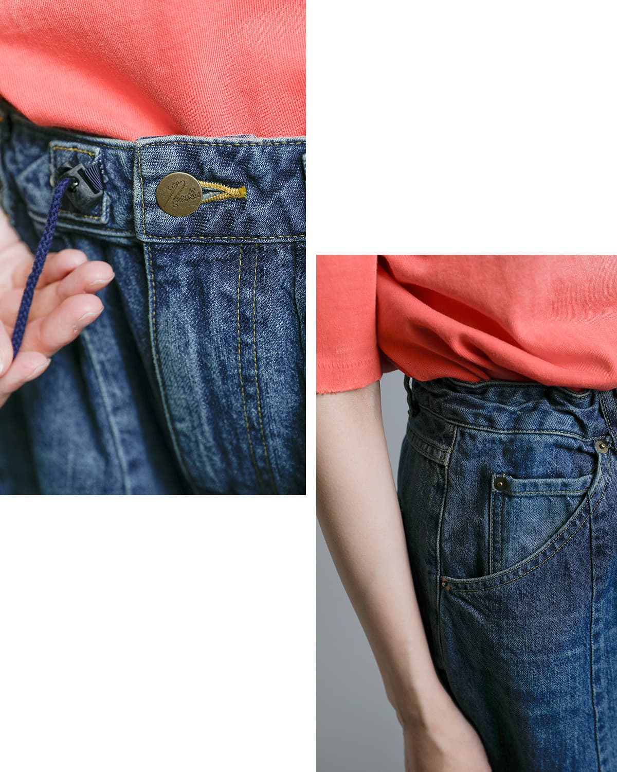 Needles ニードルス 12ozデニム H.D.タックパンツ “H.D. Jean” sx201