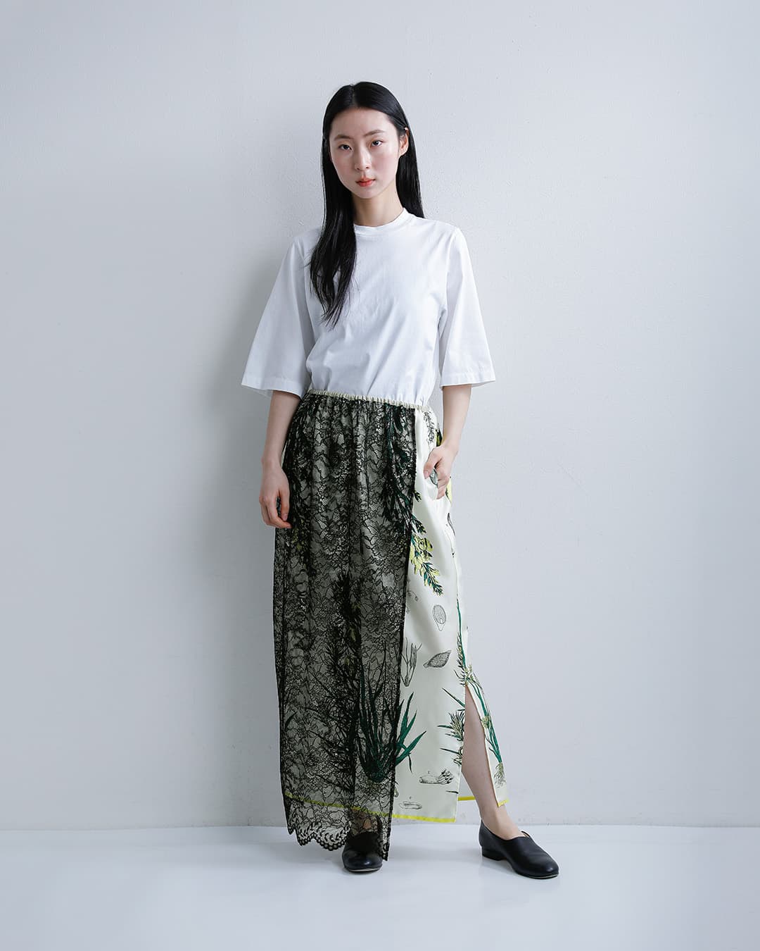 30%OFF】manipuri マニプリ シルク レース ボタニカル ラップ風