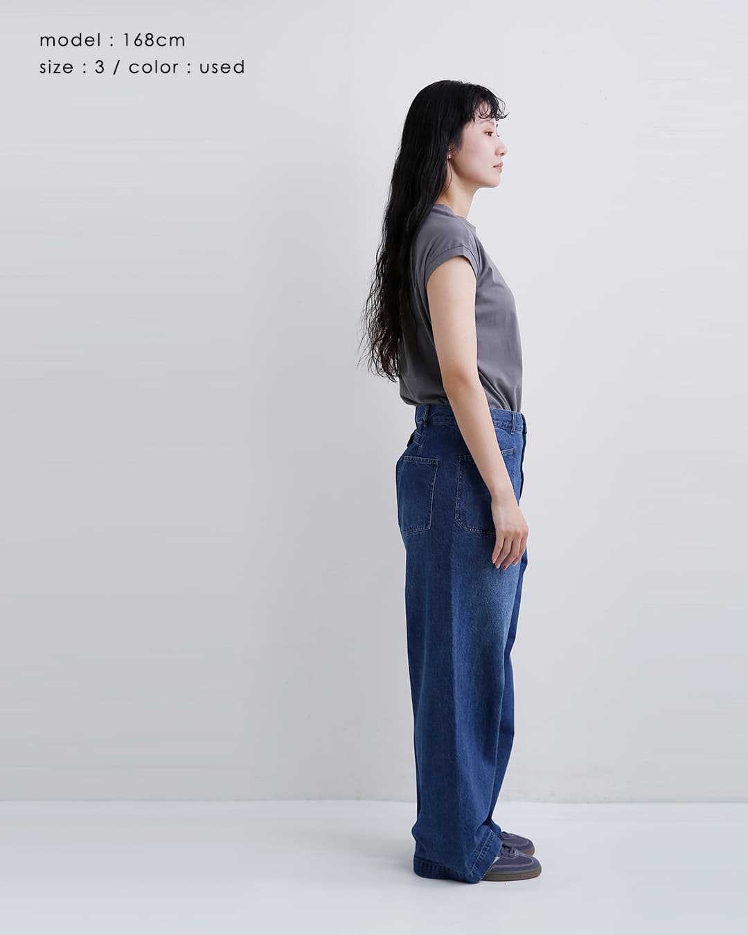 CLOTH ACROSS クロスアクロス コットン デニム ユーティリティ パンツ