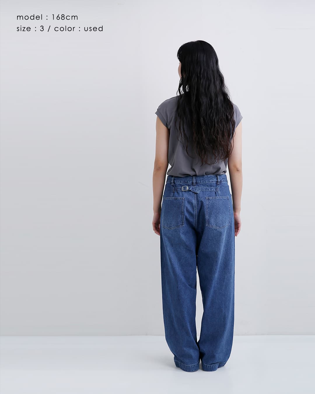 CLOTH ACROSS クロスアクロス コットン デニム ユーティリティ パンツ