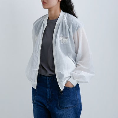 CLOTH ACROSS クロスアクロス シアー スーベニア ブルゾン SHEER 