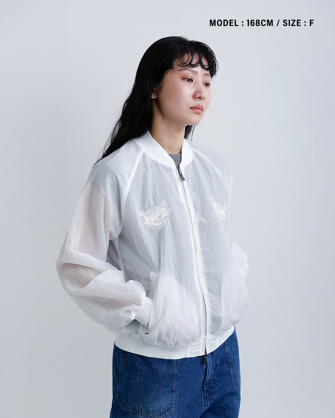 CLOTH ACROSS クロスアクロス シアー スーベニア ブルゾン SHEER