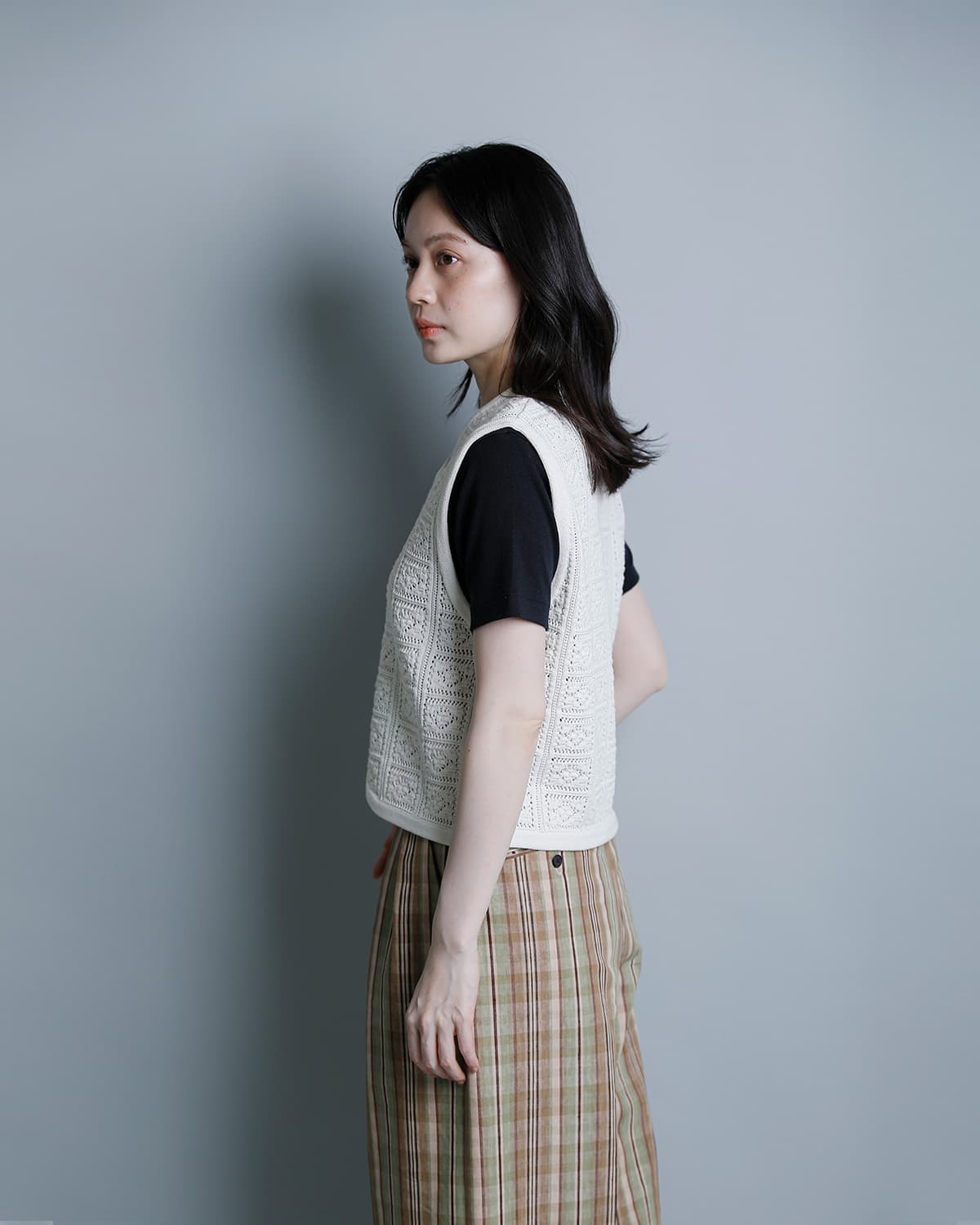 30%OFF】BATONER バトナー グラッシーレース オープン ベスト “GRASSY