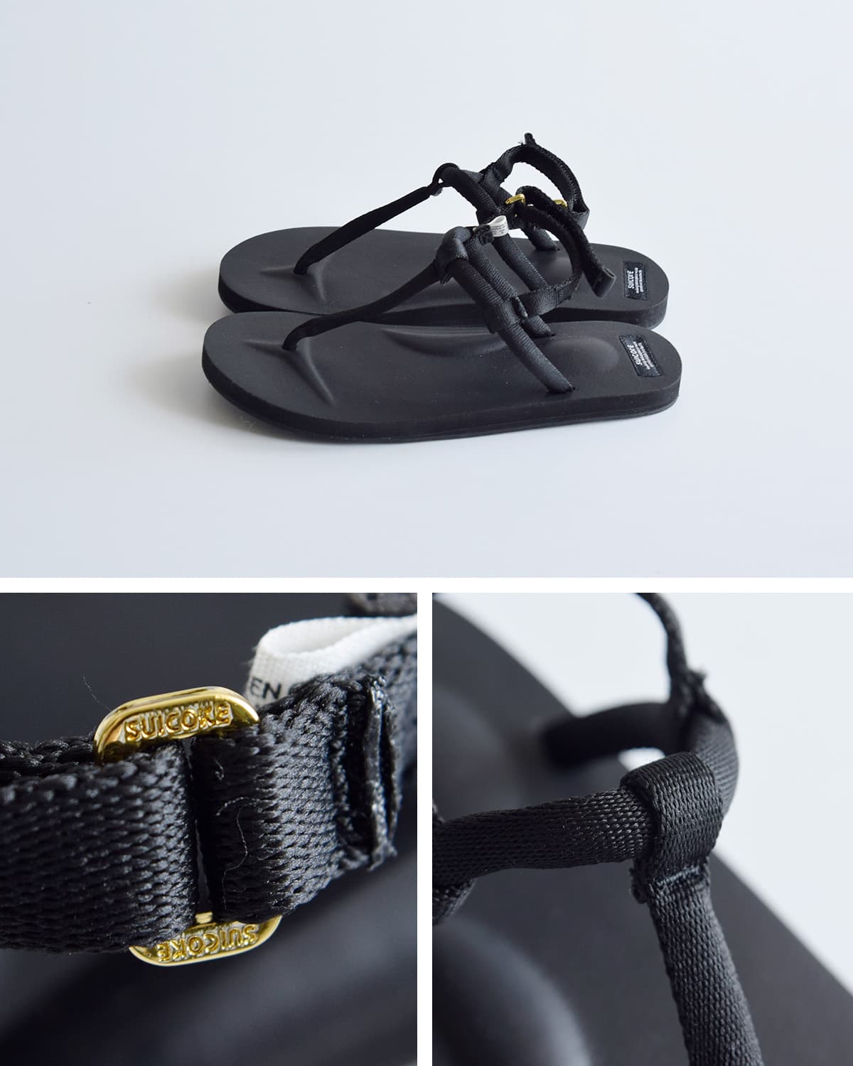 SUICOKE スイコック ビブラムソール ストラップ フラットサンダル COKO