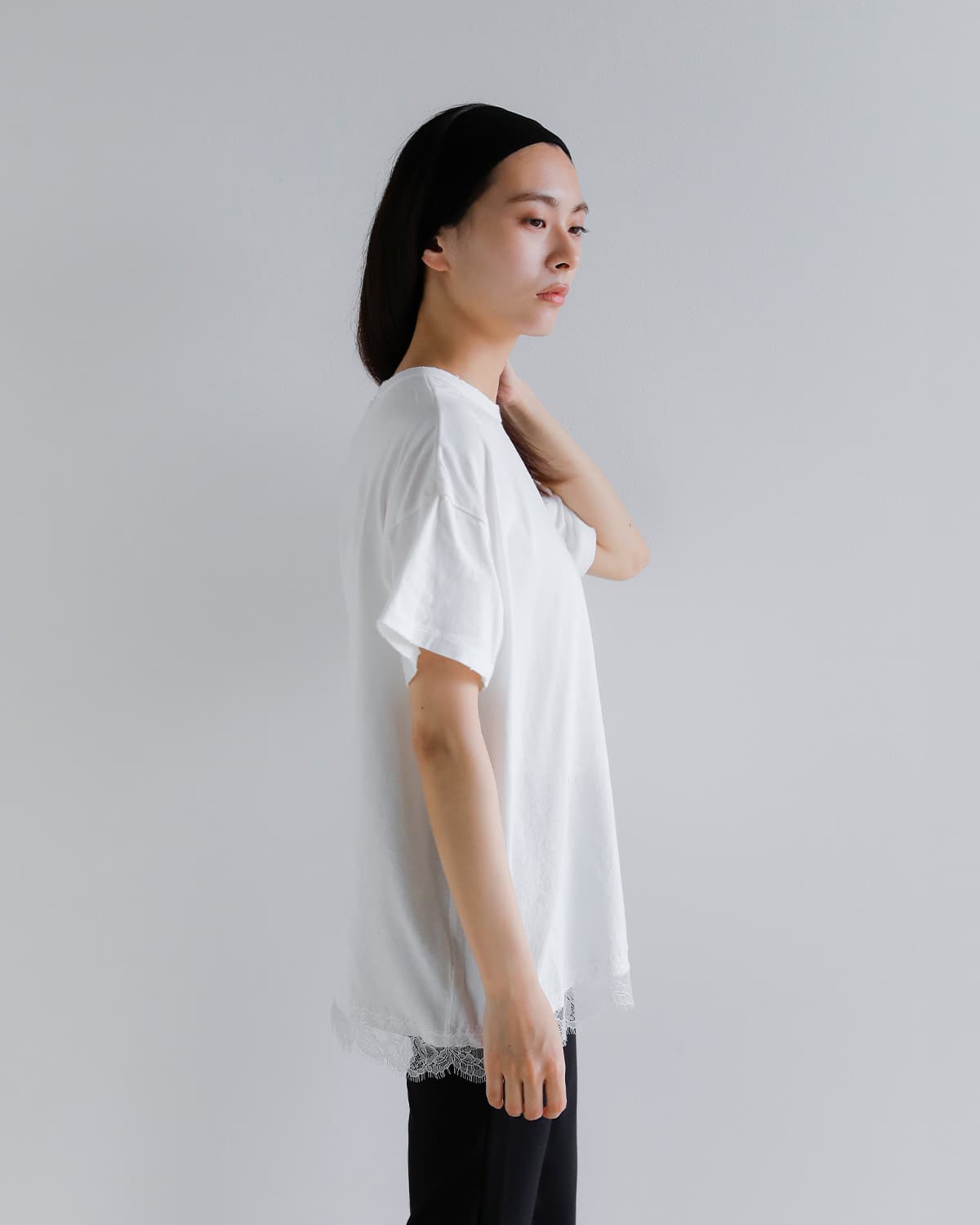 SEA シー ヴィンテージ レース オーバーサイズ 88 Tシャツ 110706521