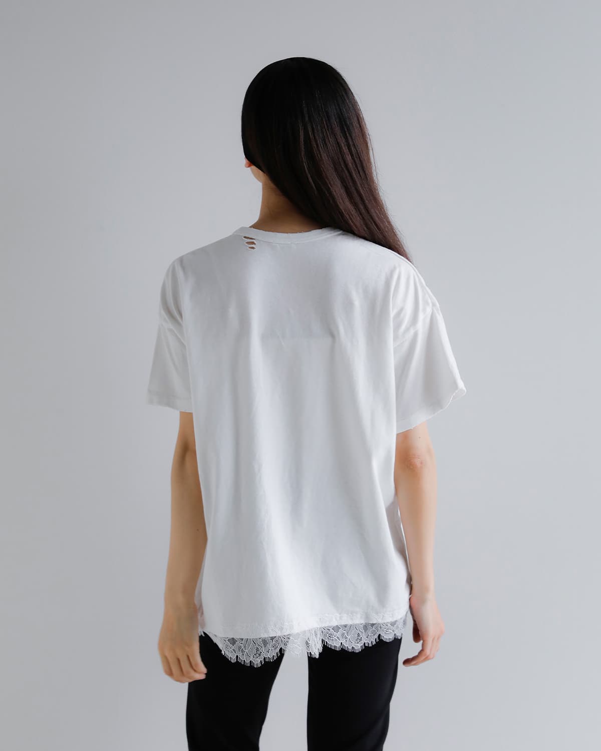 SEA シー ヴィンテージ レース オーバーサイズ 88 Tシャツ 110706521