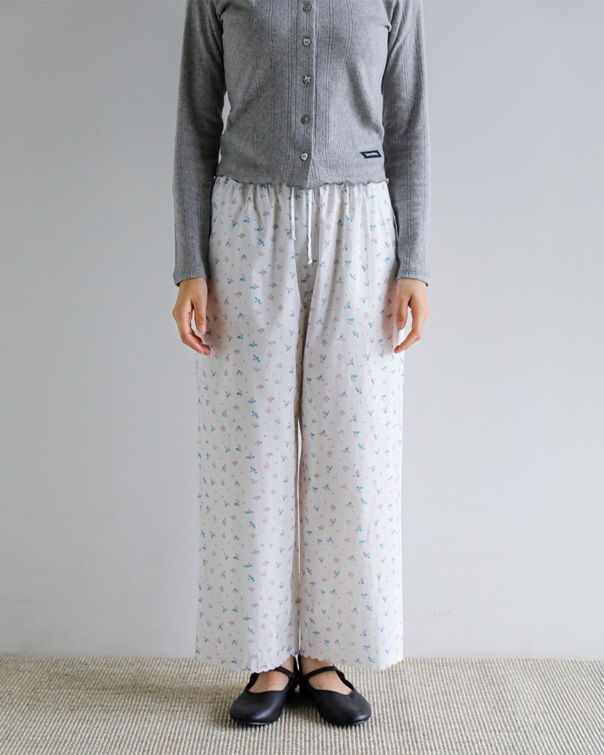 30%OFF】SEA シー コットン フローラル イージーパンツ 110706537