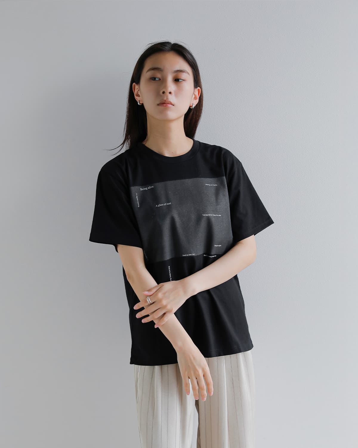 50%OFF】TANAKA タナカ クルーネック 半袖 Tシャツ “THE TEE” st-50-26