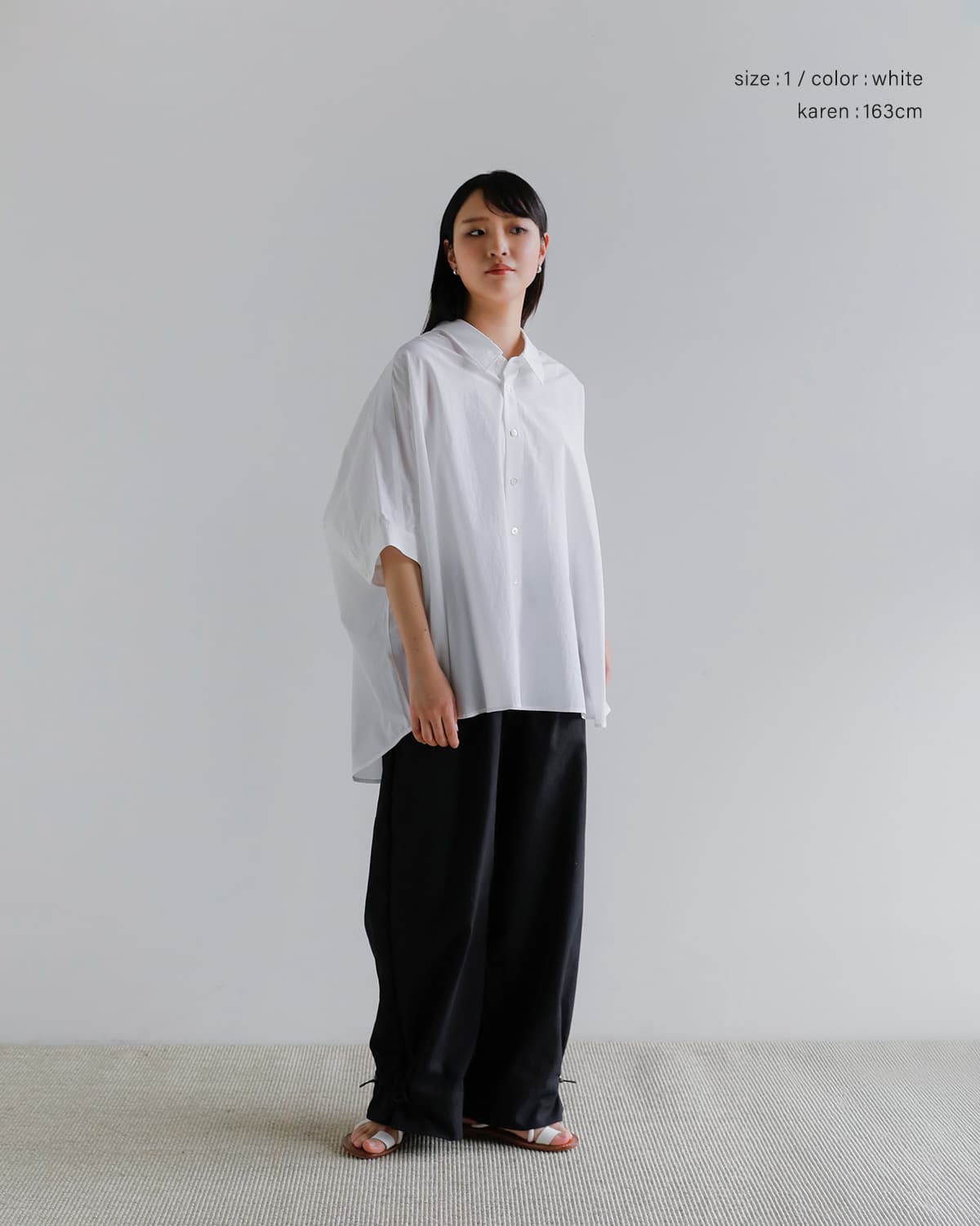 Hページ upper hights アッパーハイツ コットン ハーフスリーブ シャツ “THE