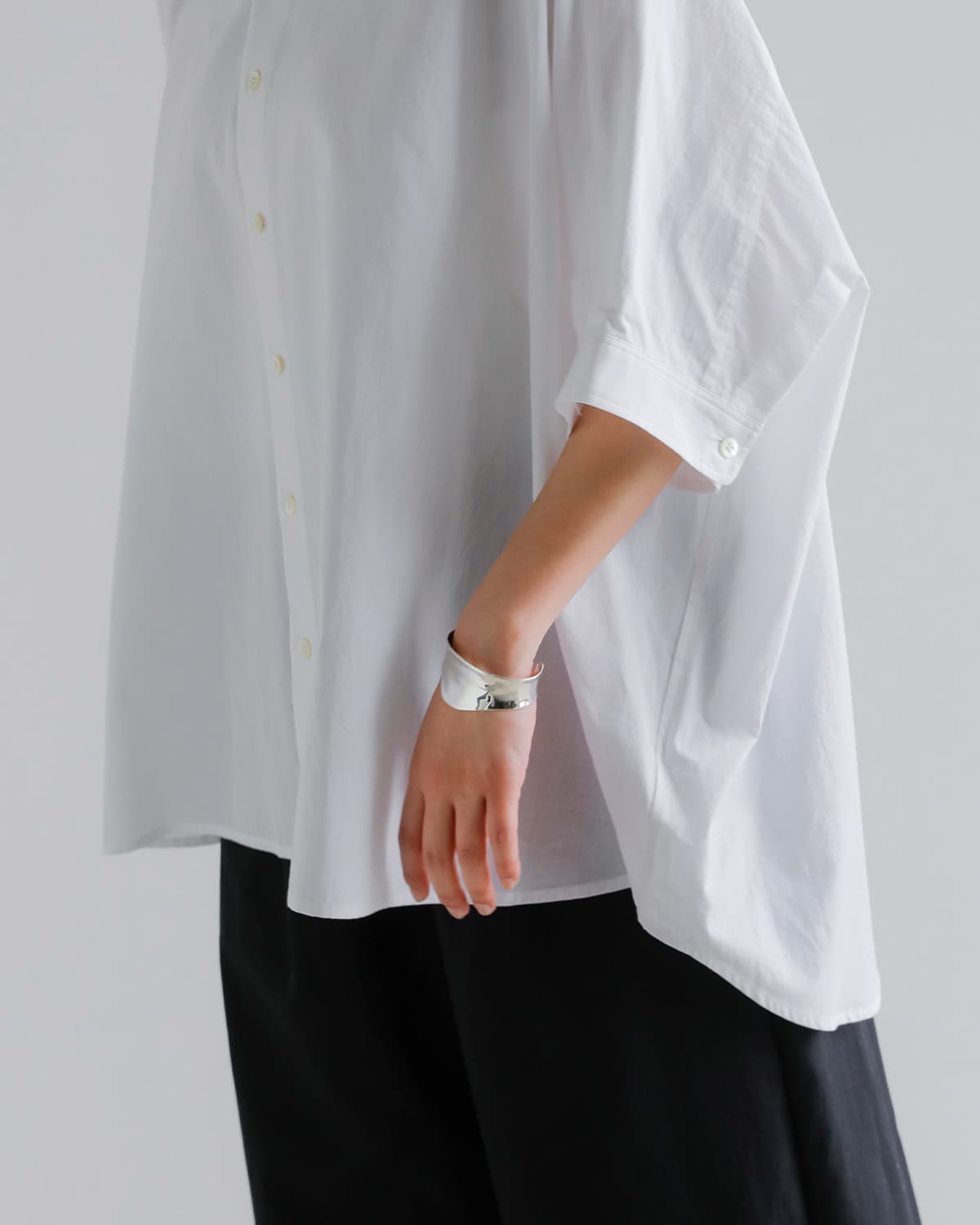 upper hights アッパーハイツ コットン ハーフスリーブ シャツ “THE