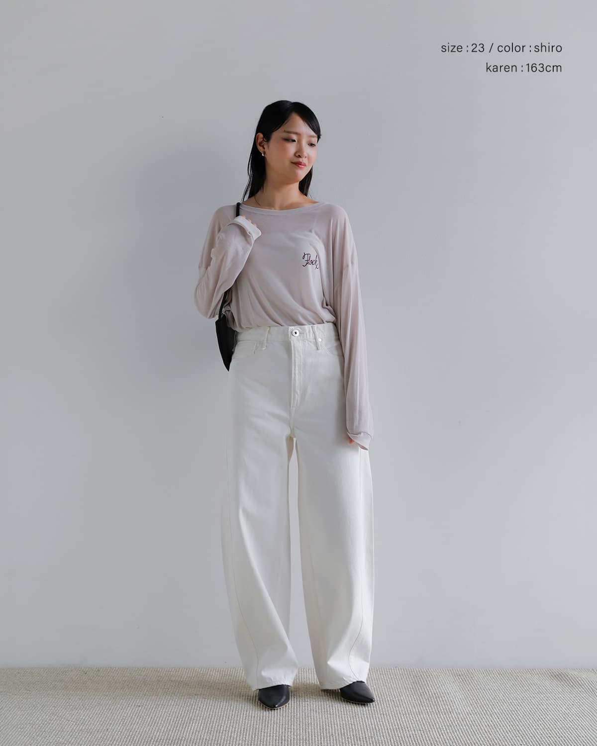upper hights アッパーハイツ ワイド テーパード デニム パンツ “THE