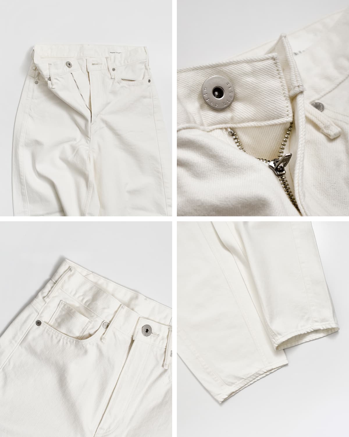 upper hights アッパーハイツ ワイド テーパード デニム パンツ “THE