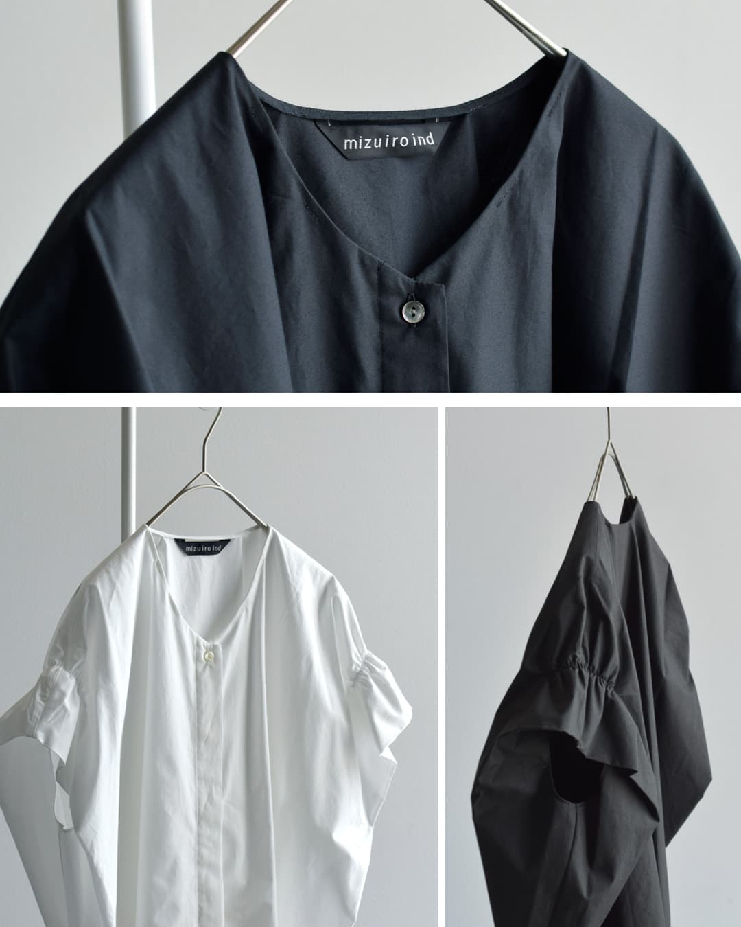 20%OFF】mizuiro ind ミズイロインド コットン Vネック ワイド