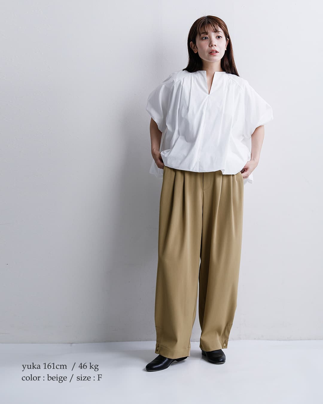 3こ1】【30%OFF】mizuiro ind ミズイロインド タック ヘム コクーン