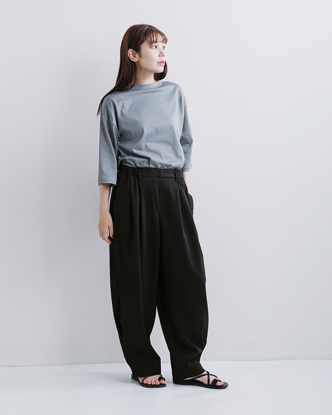 3こ1】【30%OFF】mizuiro ind ミズイロインド タック ヘム コクーン