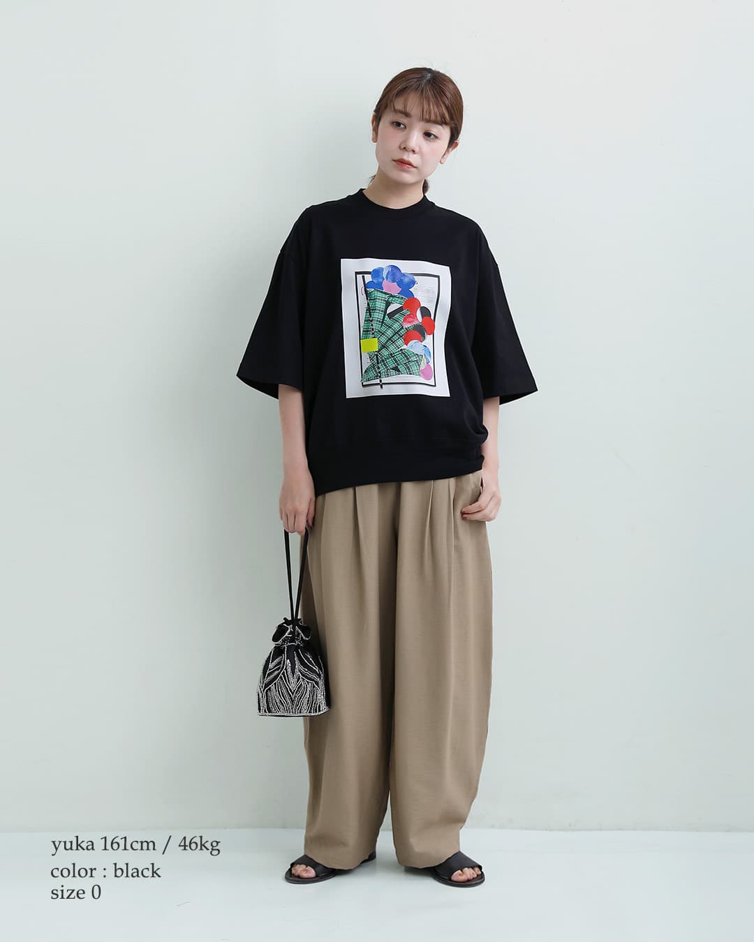 30%OFF】MANON マノン コットン天竺 ブーケ プリント Tシャツ BOUQUET