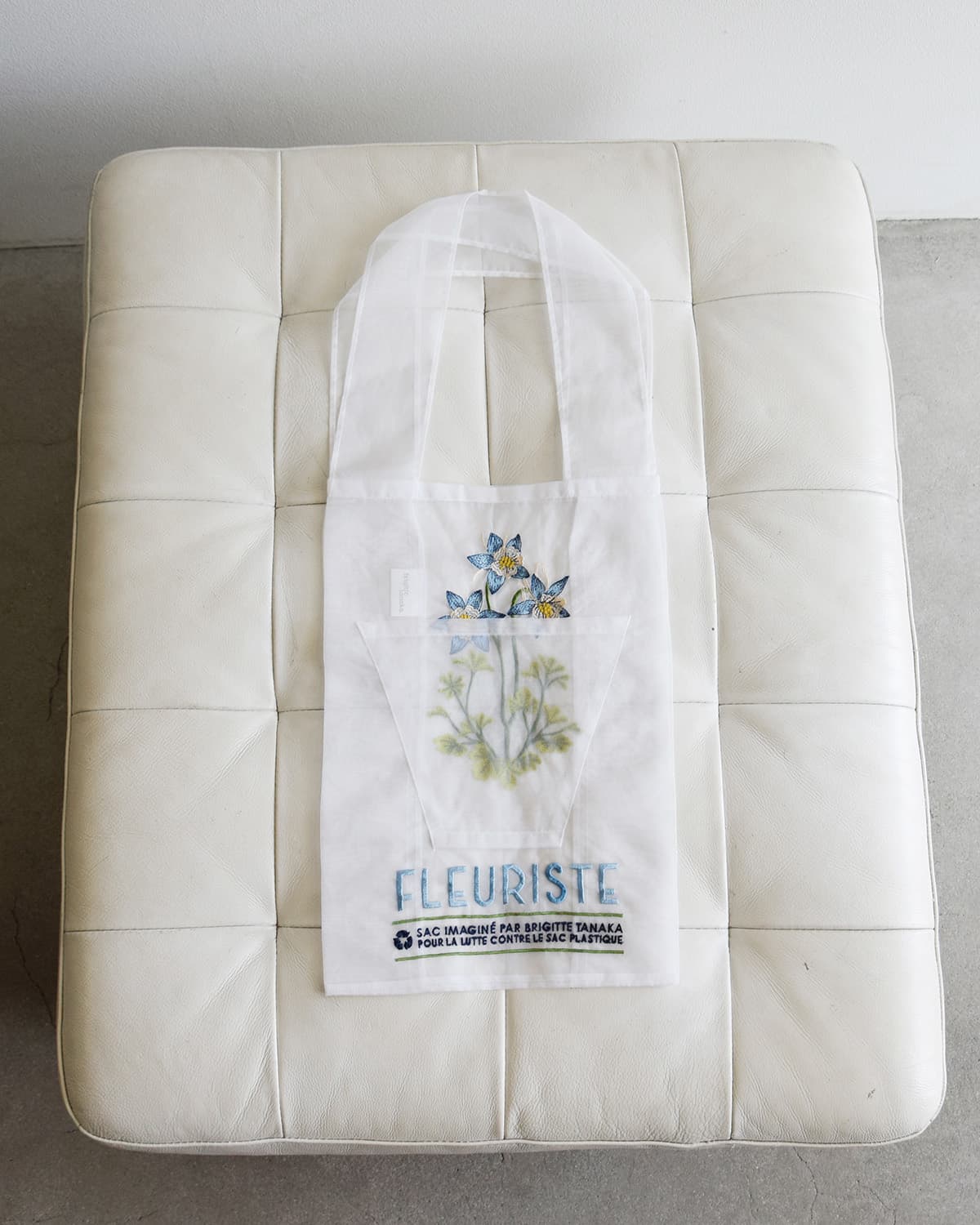 BRIGITTE TANAKA ブリジットタナカ 刺繍 トートバッグ FLEURISTE bt-mo