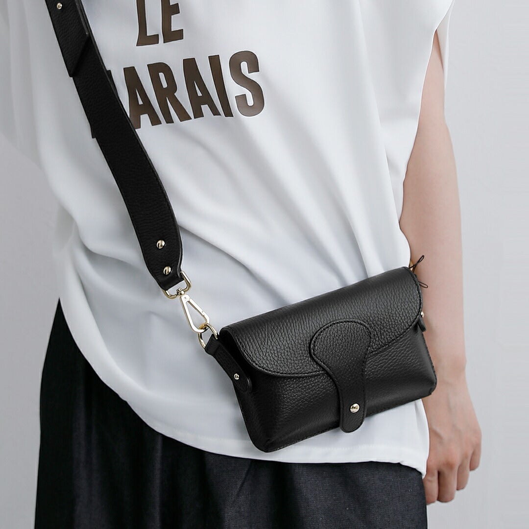 Marant マラント カーフレザー ミニショルダー バッグ 03-3-13-310-1-1