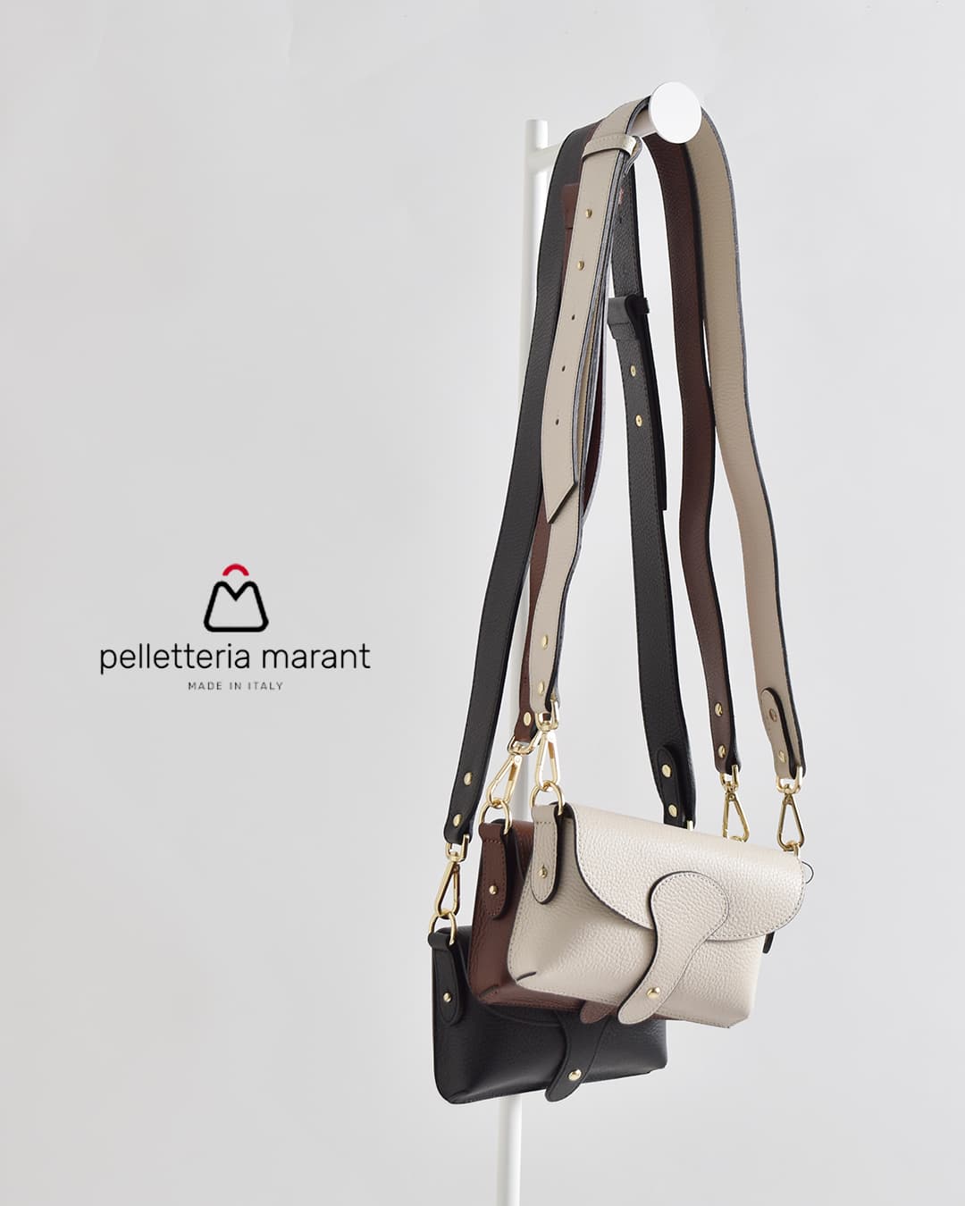 Marant マラント カーフレザー ミニショルダー バッグ 03-3-13-310-1-1