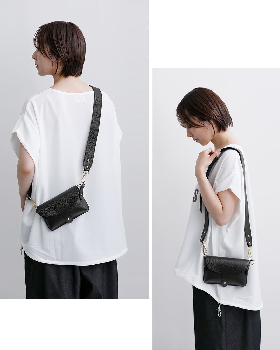 Marant マラント カーフレザー ミニショルダー バッグ 03-3-13-310-1-1