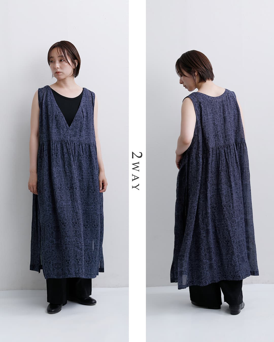 3こ1】【40%OFF】Vlas Blomme ヴラスブラム ダマスクプリント 2way