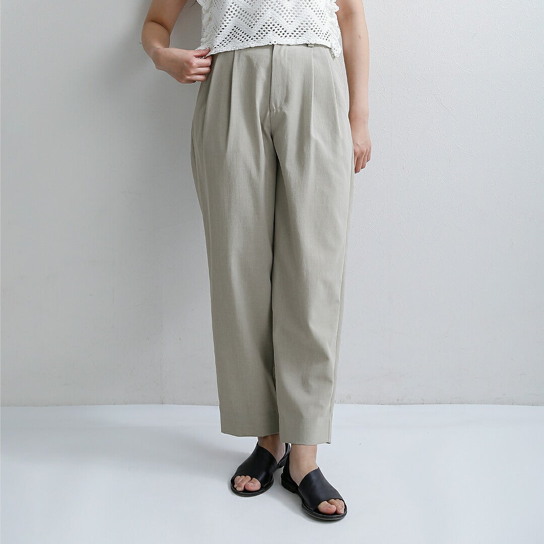 Shinzone シンゾーン ウォッシャブル バレルタックパンツ BREEZY PANTS