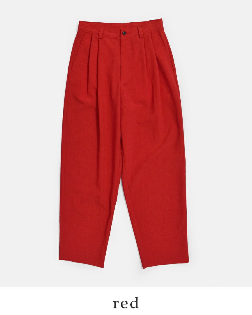 N蔵 Shinzone シンゾーン ウォッシャブル バレルタックパンツ BREEZY PANTS
