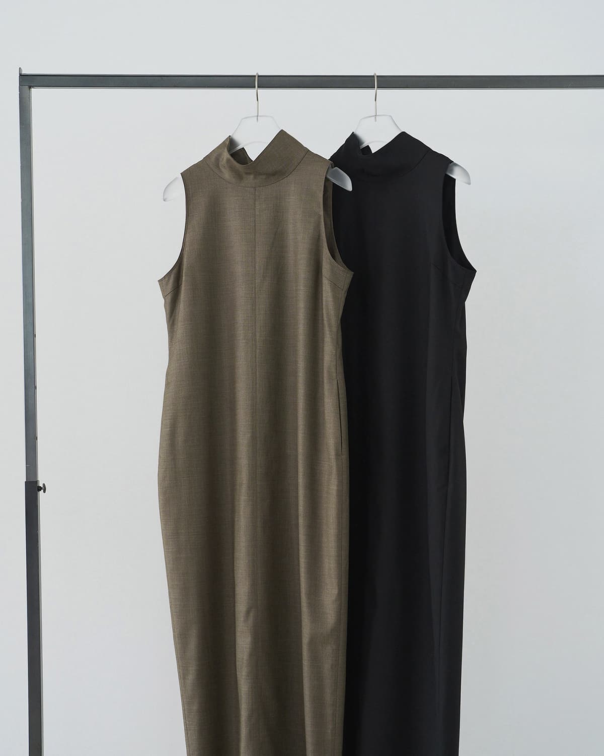 anuke アンヌーク ハイネック ノースリーブ ワンピース Highneck