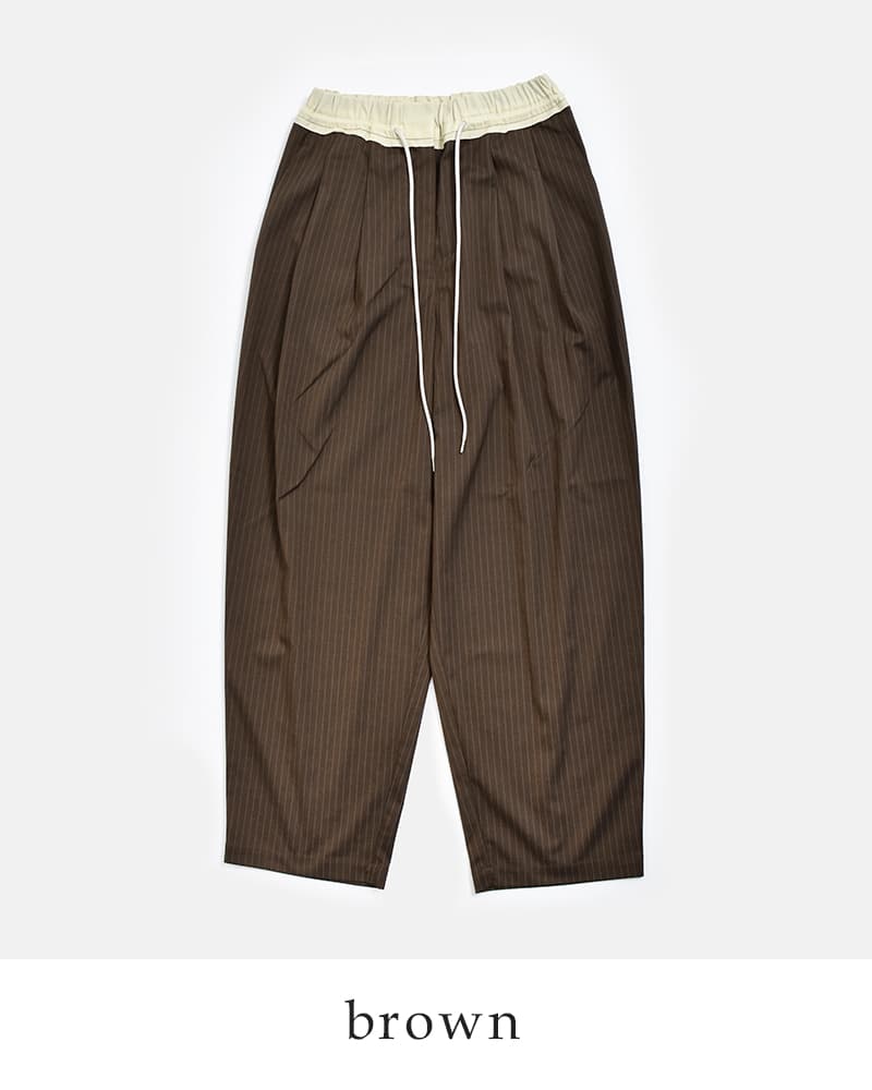 anuke パンツ Bicolor Stripe Pants Bicolor Stripe Pants（その他