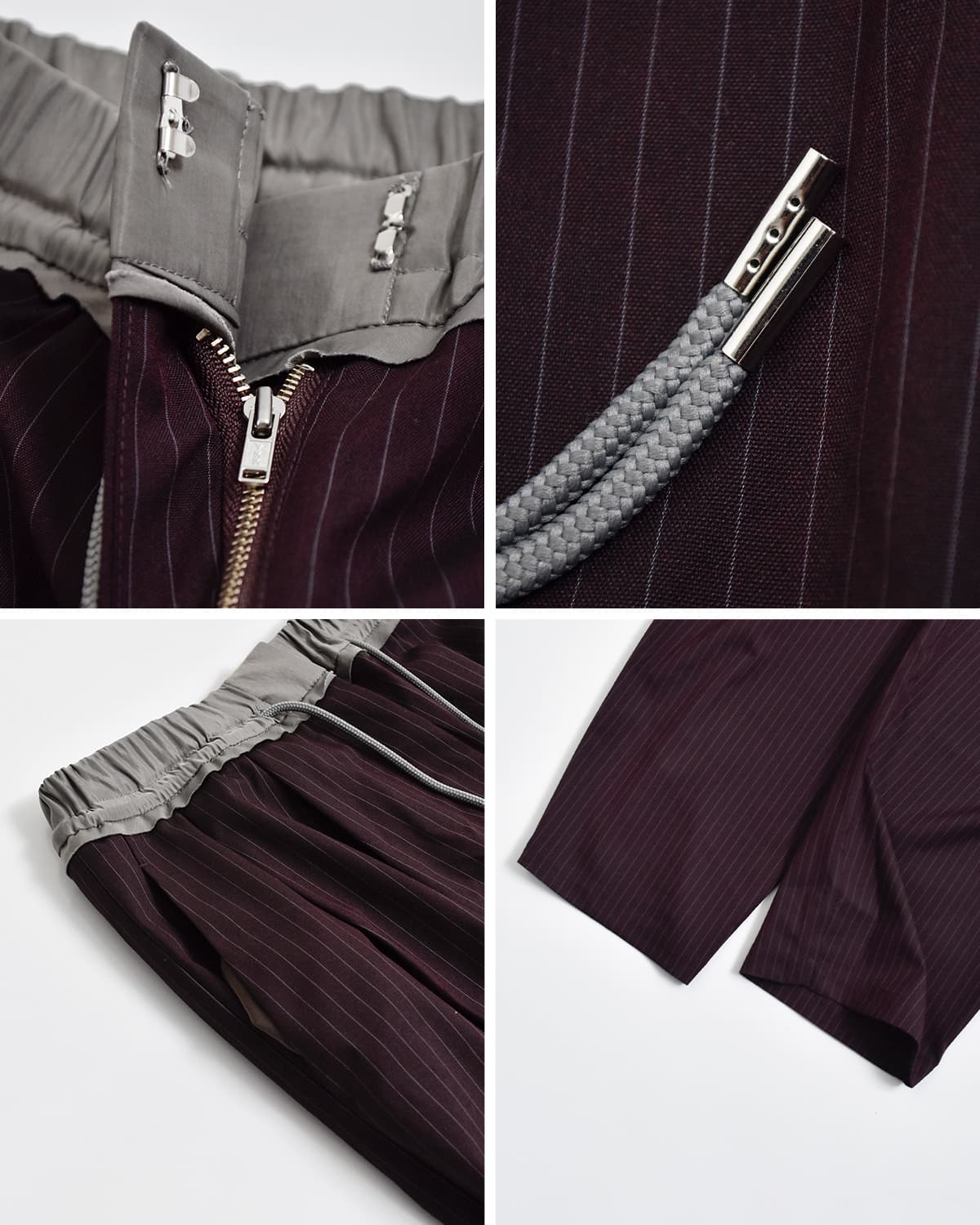 anuke アンヌーク バイカラー ストライプ パンツ Bicolor Stripe Pants