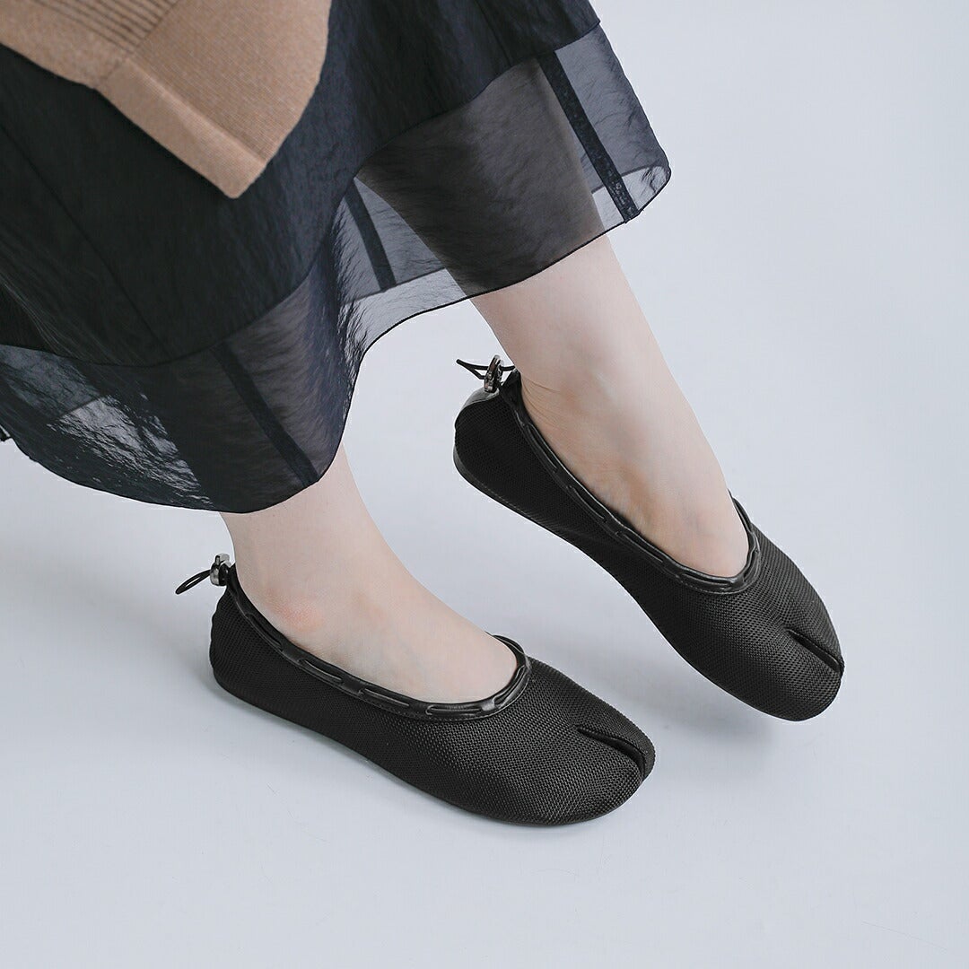PAES ペイズ メッシュエアー ストリング フラットシューズ Mesh Air