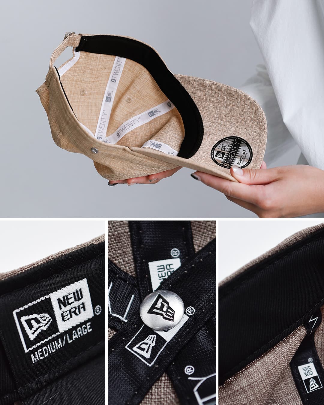 NEW ERA ニューエラ 9TWENTY 接触冷感 Reflaxキャンバス メタルピン