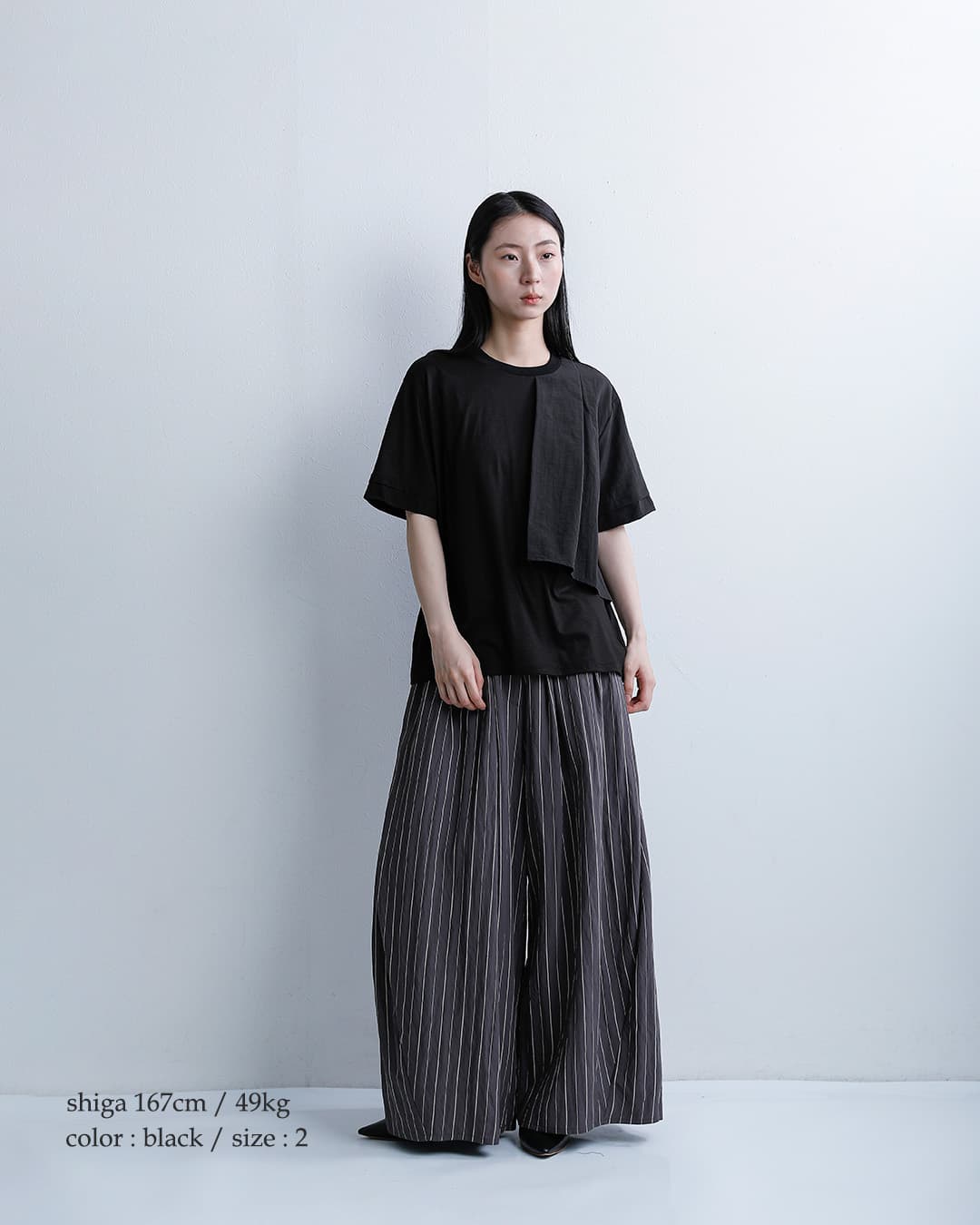 MARECHAL TERRE マルシャルテル 接触冷感 異素材コンビネーション T